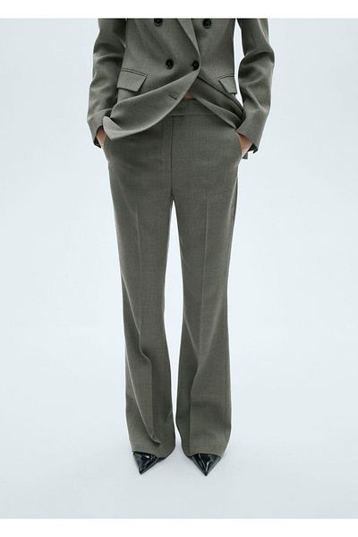 MANGO Woman Spanish Long Suit Pants