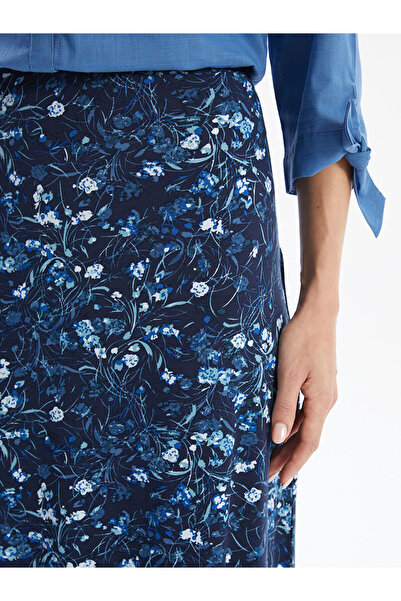 LC Waikiki Lw - Patterned Women's Skirt with Elastic Waist