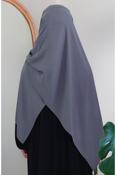 suhneva Medina Silk Shawl Grey (ΜΕΓΑΛΟ ΜΕΓΕΘΟΣ)