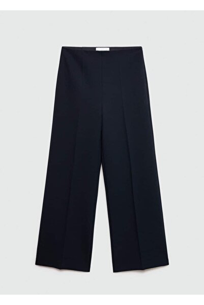 MANGO Woman Široké kalhoty s propiskami