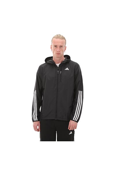adidas Men's Black Raincoat Jkt - Otr E 3s Windbreaker