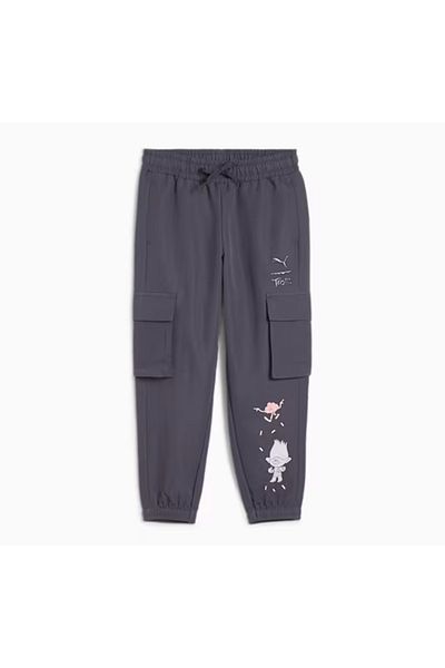 Puma 627385 -69 Puma X Trolls - Anthracite Color Ocuk Cargo Pants