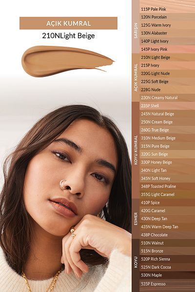 AVON Power Stay Matte Foundation- 210N Light Beige