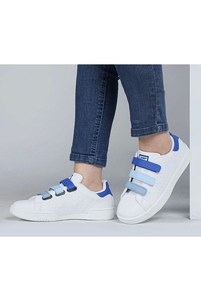 Jump Pantofi sport cu velcro pentru copii unisex, rezistenti la apa