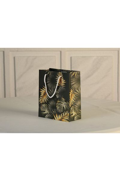 ÇABUKLAR Cardboard Bag Gusseted Palm (20X10X23,5 cm) - 1 Piece