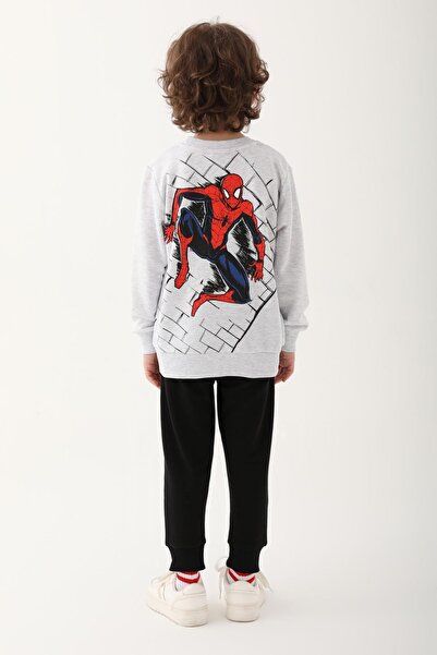 Marvel Spiderman Snow Melange Boys' Tracksuit Set