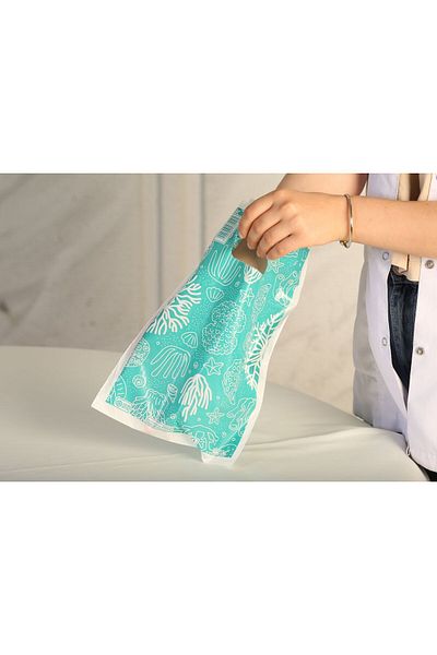 ÇABUKLAR 1 Kilogram Coral Shopping Bag - 20X30 cm