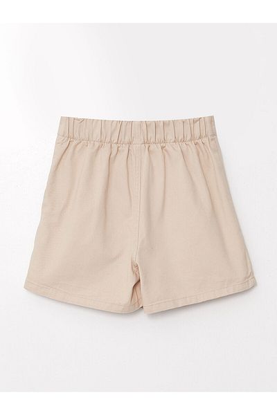LC Waikiki LCW Mädchen-Shorts-Rock mit elastischem Bund und Falten