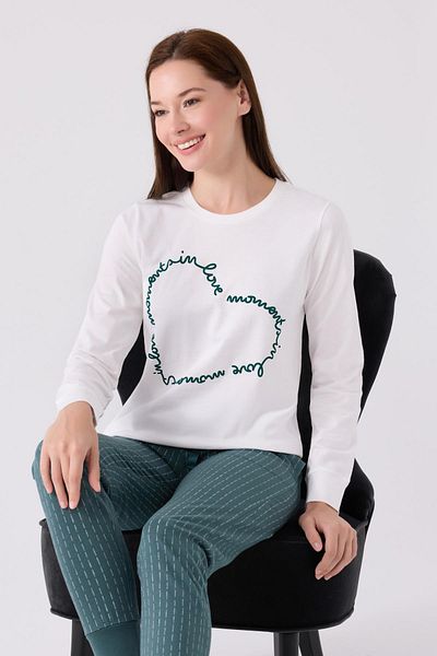 Arnetta Σετ μακρυμάνικη πιτζάμες 3050 Women Love
