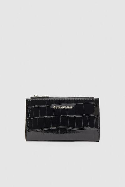 Stradivarius Basic zip-up purse