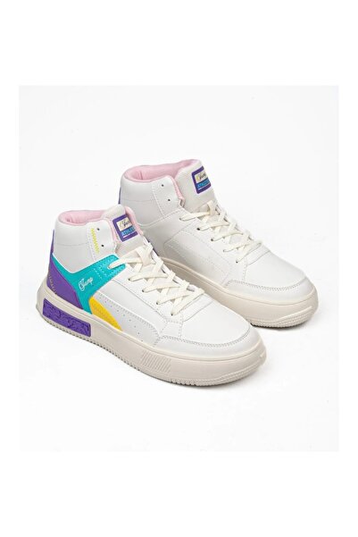 Jump Women, Girls, Teenagers, Long-Top Lace-Up Sneakers, Sneakers