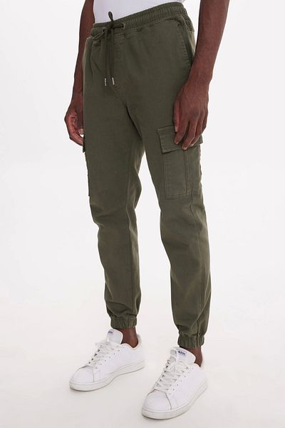 The Crow Ανδρικό αθλητικό παντελόνι Khaki TC1839