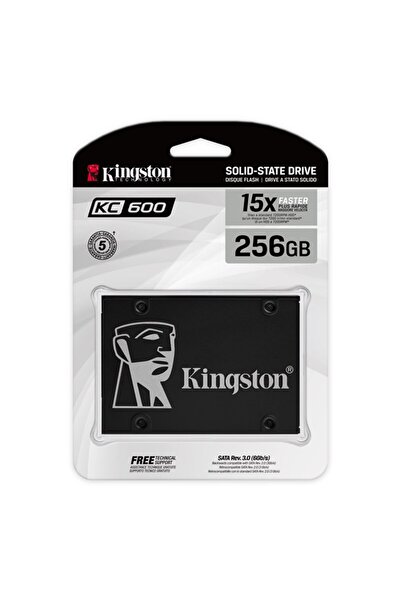 Kingston Kc600 256gb 2.5" Sata Ssd (550/500MB)