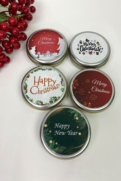 Limelia Специален новогодишен комплект от 5 сребърни свещи