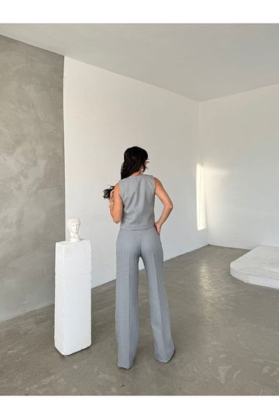 MYGİYİMİSTANBUL Vest Pants Suit (Wool Effect Fabric Winter)
