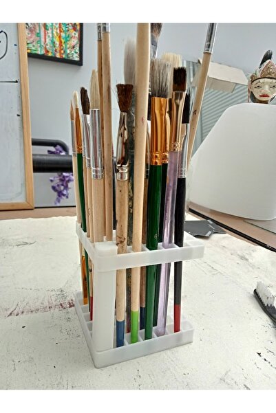 Lena Gift Store منظم فرشاة قلم طلاء المكياج، حامل فرشاة منظم