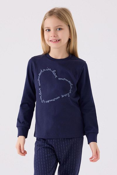 Arnetta 3050 Girl's Love Long Sleeve Pajama Set