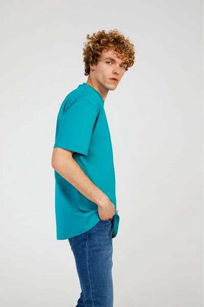The Crow Ανδρικό μπλουζάκι Math Half-relax Tee Blue