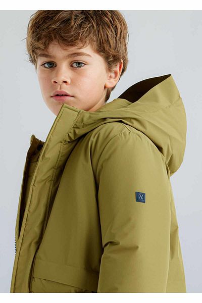 MAYORAL Boy's Green Winter Parka Coat