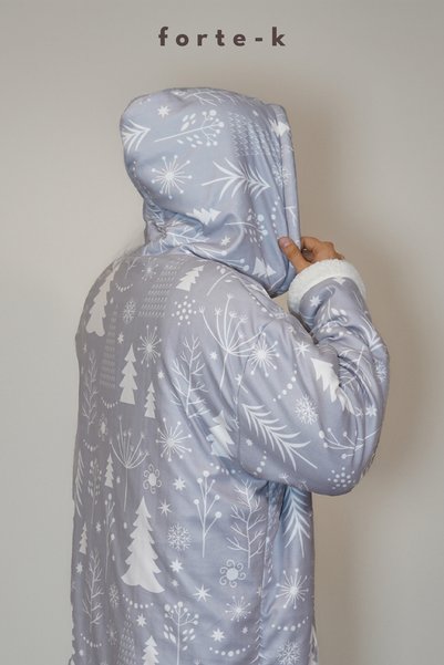 ECEMRE Wearable Tv Blanket Digital Print - Oversized Sweatshirt & Hoodie & Poncho & Fleece