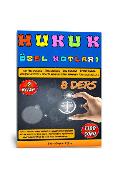 Enine Boyuna Eğitim KPSS-A Grubu Hukuk Özel Ders NOTLARI