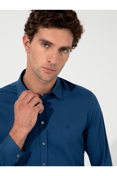 Cacharel İndigo Slim Fit Uzun Kollu Gömlek 50219660-VR028