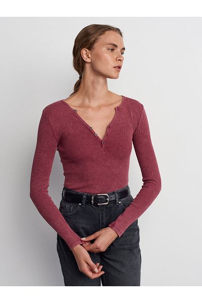 Dilvin 31158 Model - Claret Red Ball with Washing Effect