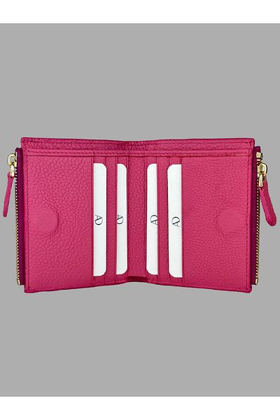 Ahıska Deri Ahıska Double Zipper Women's Leather Wallet 2000
