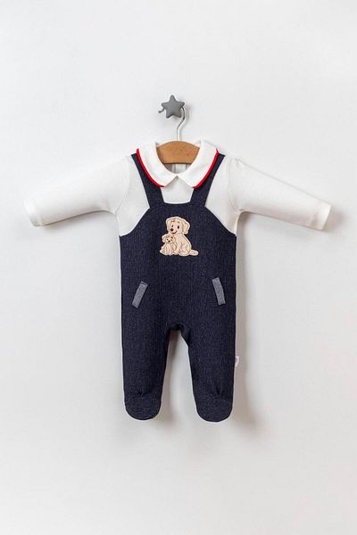 TRENDİMİZBİR Baby Boy Mother Baby Dog Seasonal Jumpsuit