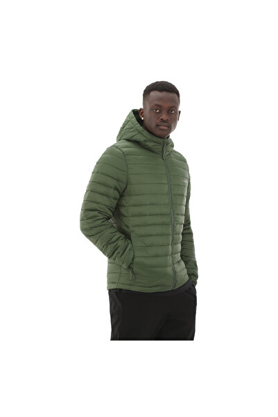 Timberland Timberland Peak B0A625KEIN1-R Ανδρικό μπουφάν με πράσινη κουκούλα - Ανθεκτικό αδιάβροχο