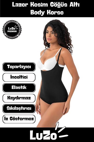 LuZo Premium Series Non-Trace Gathering Shaping Firming Laser Cutting Underbust Body Corset