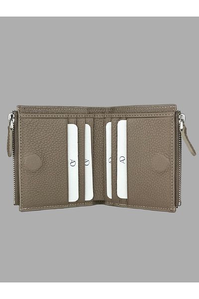 Ahıska Deri Ahıska Double Zipper Women's Leather Wallet 2000