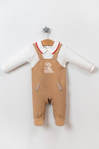 TRENDİMİZBİR Baby Boy Mother Baby Dog Seasonal Jumpsuit