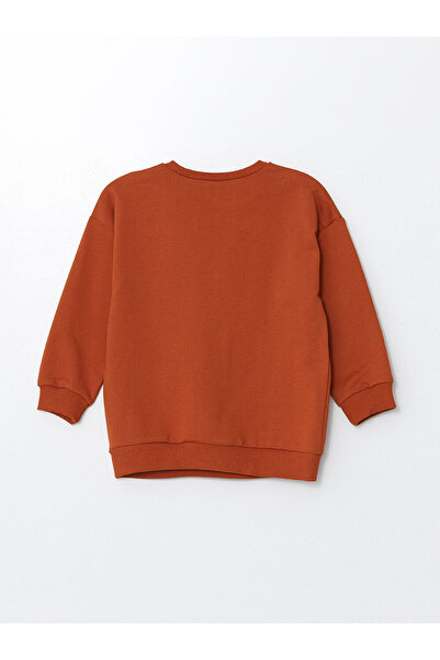 LC Waikiki Lcw Bisiklet Yaka Uzun Kollu Basic Erkek Bebek Sweatshirt Ve Eşofman Alt 2'li