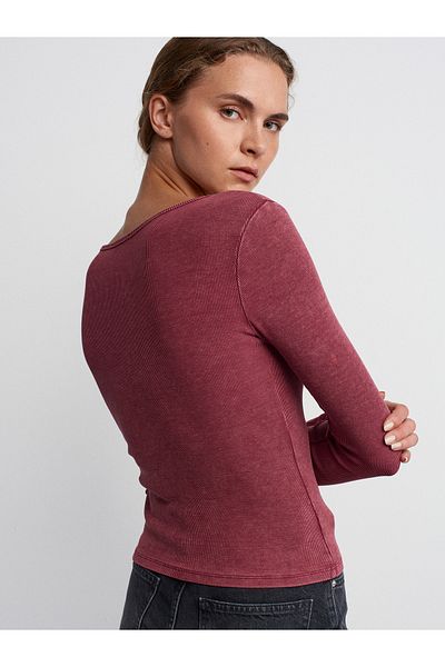 Dilvin 31158 Model - Claret Red Ball with Washing Effect
