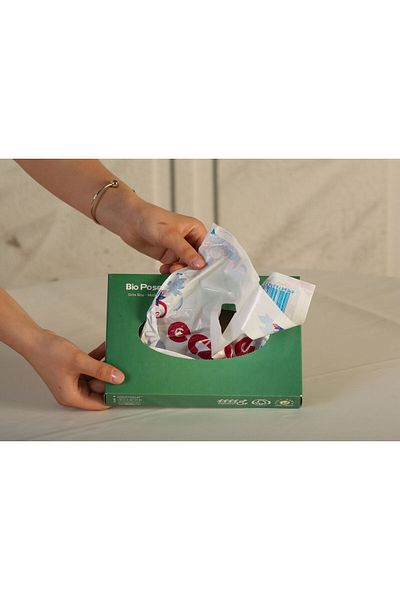 ÇABUKLAR Pharmacy Bag Bio Boxed Medium Size (20X30 cm) - 100 Pieces
