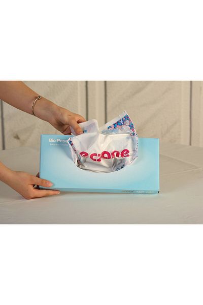 ÇABUKLAR Pharmacy Bag Bio Boxed Large Size (30X40 cm) - 50 Pieces