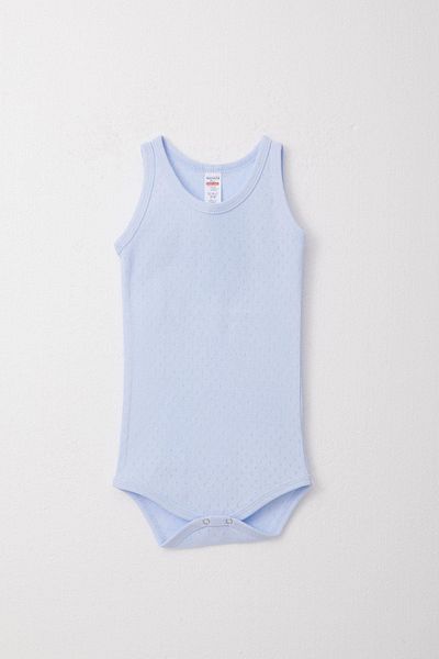 Breeze 9-3 Years Baby Boy Jacquard Bodysuit Body - Light Blue