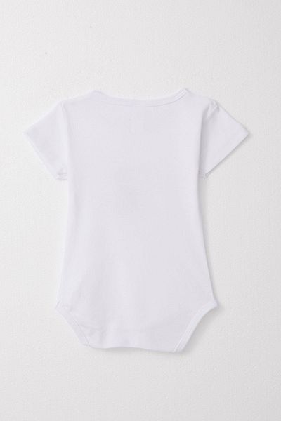 Breeze White Baby Boy Bodysuit - Snap, Bodysuit Cute, Driver Printed, 9 Months-3 Years