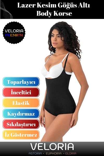 Veloria Premium Series Non-Trace Gathering Shaping Firming Laser Cutting Underbust Body Corset