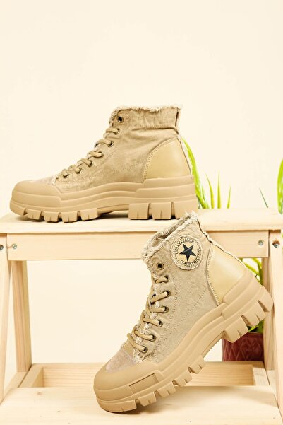 Birikon GUJA Kanvas Sneakers CAMEL