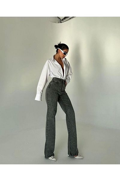 More Gray Pants with Stones