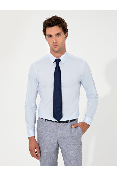 Cacharel Açık Mavi Slim Fit Uzun Kollu Gömlek 50219616-VR003