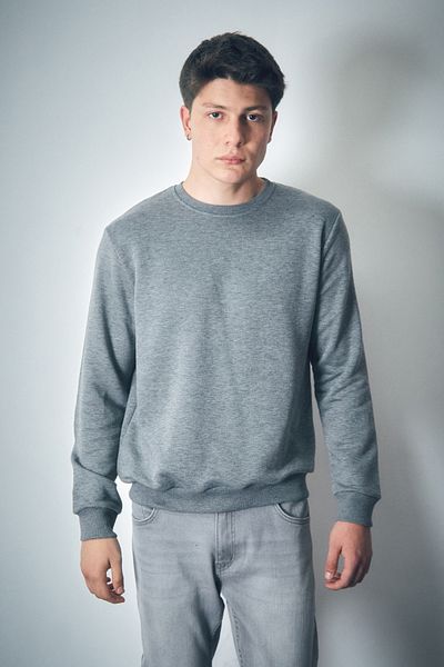 Fulla Moda Φούτερ Basic Crew Neck