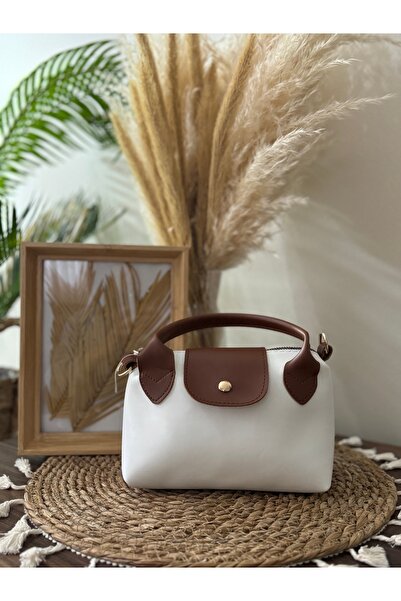 MAS GYM Tiger Small White Shoulder Bag