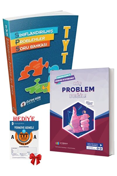 Antreman Yayınları Antremanlarla Matematik Hiç Problem Değil ve Sınıflandırılmış Problemler Soru İkilisi (HEDİYELİ)