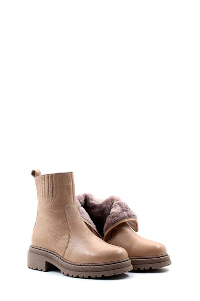 Ayakkabıhane Furry Inside and Genuine Leather Mink Women's Boots Ah 0825711261729