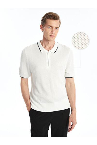 LC Waikiki Ανδρικό μπλουζάκι με κοντό μανίκι πόλο με υφή