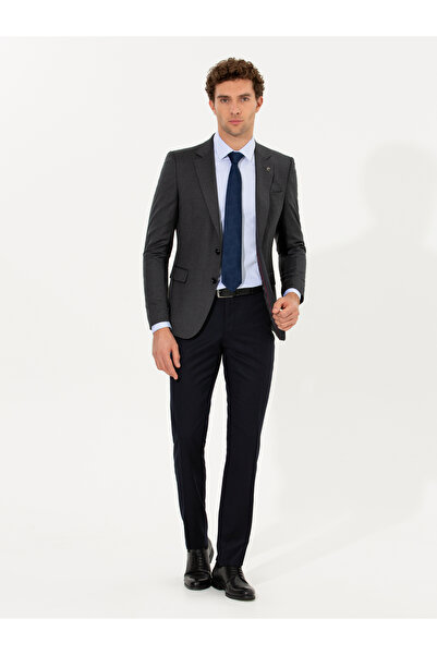 Cacharel Koyu Lacivert Slim Fit Kumaş Pantolon 50259767-VR100