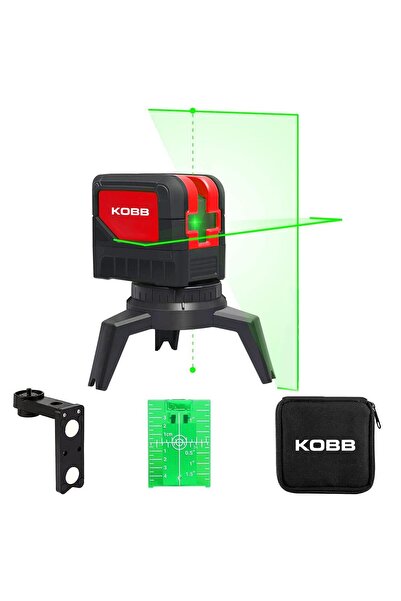 KOBB KBL92G 30M Profesyonel Yatay ve Dikey Otomatik Hizalamalı Yeşil Çapraz Ç...